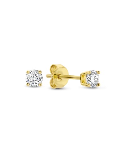 Ladies' Earrings New Bling HIN00336 Golden