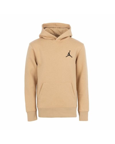 Felpa con Cappuccio Bambino Jordan Po-Pull-Over Beige 8-10 Anni