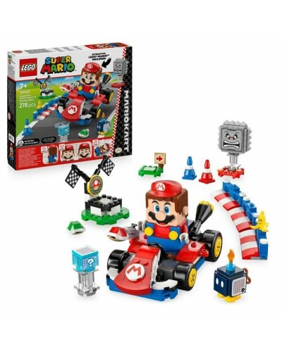 Juego de Construcción Lego 72043 Interactive LEGO Mario and Standard Kart 278 Piezas