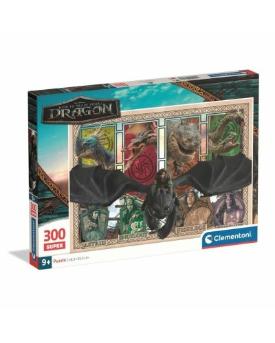 Puzzle Clementoni Super - How to Train your Dragon 48,5 x 33,5 cm 300 Stücke