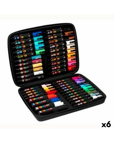 Set di Pennarelli POSCA NEOPRENO Multicolore (6 Unità)