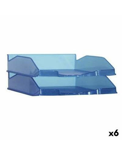 Ablagefach Archivo 2000 Blau A4 Kunststoff (6 Stück)