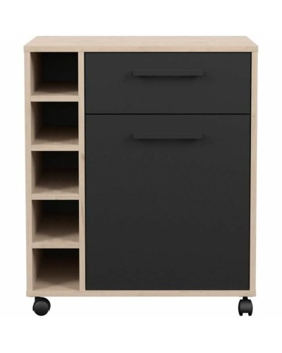 Keukenmeubilair Parisot Zwart Ek 60 x 40,3 x 71 cm