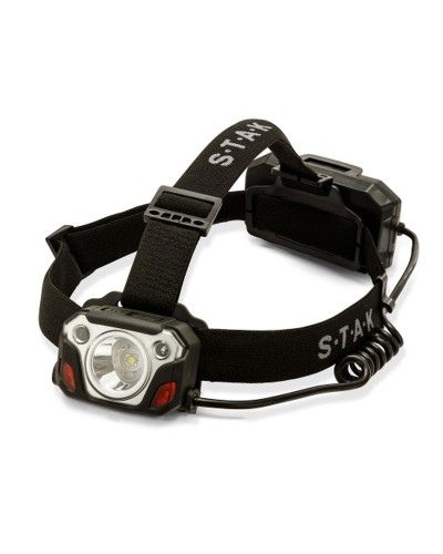 Hoofdlamp met ledlamp, oplaadbaar en verstelbaar Stak 10 W 1200 Lm
