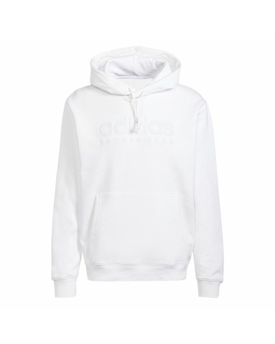Sudadera con Capucha Hombre Adidas All Szn G Hdy Blanco L
