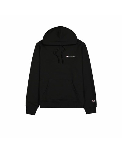 Herenhoodie Champion Hooded Sweatshirt Zwart L