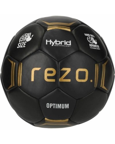 Balón de Balonmano Optimum Negro Dorado (Talla 3)
