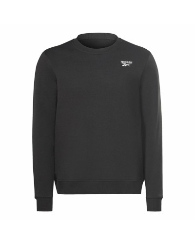 Tröja utan huva Herr Reebok Identity Left Chest Logo Crew Svart M