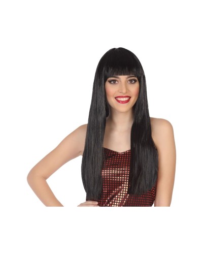 Perücke Schwarz 60 cm