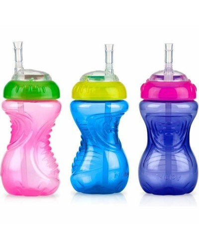 Vaso de Aprendizaje Nûby Multicolor 300 ml 3 Piezas