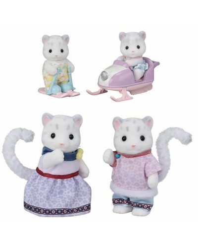 Playset Sylvanian Families Snow Leopard Family Multicolour