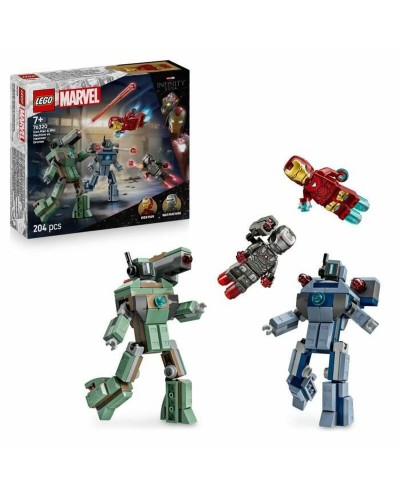 Construction set Lego 76320 Iron Man & War Machine VS Hammer Drones 204 Pieces
