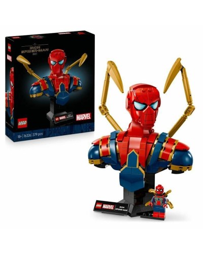 Construction set Lego 76326 Iron Spider-Man Bust 379 Pieces