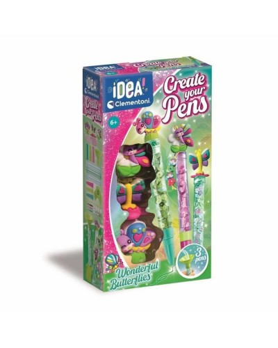 Vaardigheidsspel Clementoni CReate you Pens Wonderful Butterflies