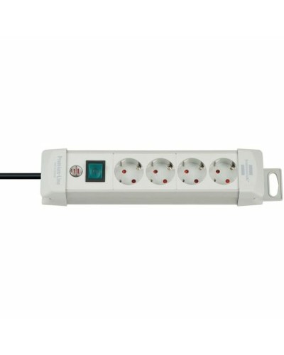 4-pistokkeinen jakorasia virtakytkimellä Brennenstuhl Premium-Line 3600 W (1,8 m)