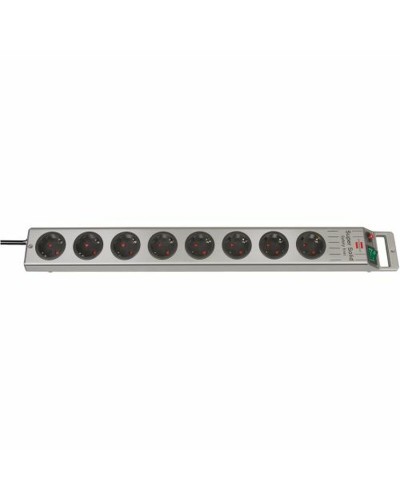Regleta Enchufes 8 Tomas con Interruptor Brennenstuhl Super-Solid-Line 3600 W (2,5 m)