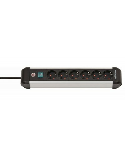 Power Socket - 6 Sockets with Switch Brennenstuhl Premium-Alu-Line 3500 W (3 m)