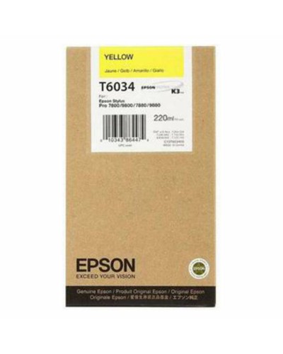 Original Bläckpatron Epson C13T603400 Gul