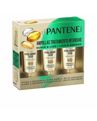 Tratamiento Capilar Alisador Pantene 30 seconds Ampollas 3 x 15 ml 15 ml