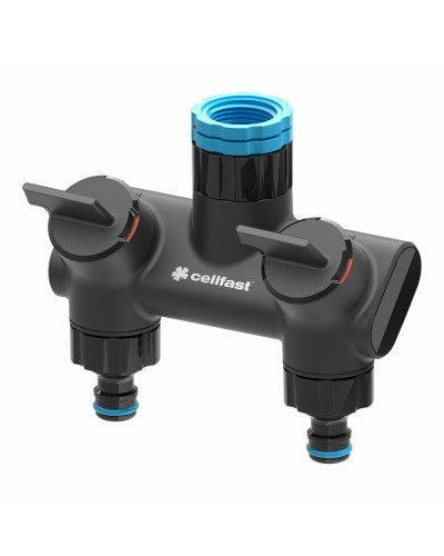 Double Tap Connector Cellfast Ergo for Irrigation and Washing
