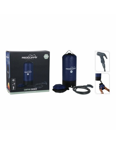 Redcliffs Doccia Portatile Campeggio 11L - Azzurro, Pressione Regolabile - Outdoor
