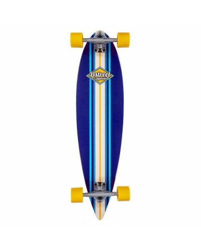 Longboard Dstreet 35" Bleu : Cruiser Urbain Agile et Résistant
