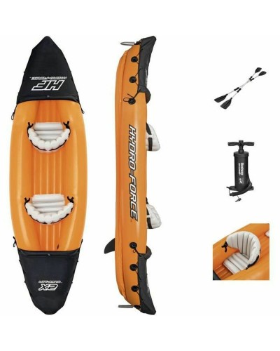 Bestway Hydro-Force Raft X5 Aufblasbares Kanu - 3 Personen, Paddel und Pumpe inklusive
