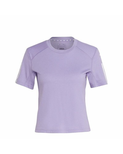 Adidas Essentials Mujer: Camiseta Manga Corta Ciruela Lila
