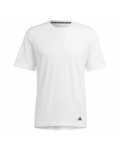 Adidas T-shirt Basique Homme Blanche - Manches Courtes Sport Performance
