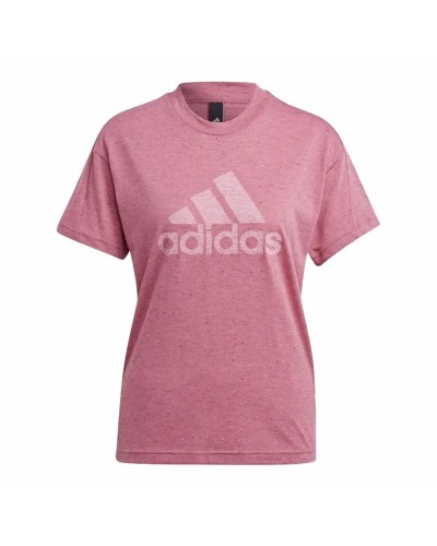 Adidas Winrs 3.0: Camiseta de Running Mujer Rosa Claro - Manga Corta
