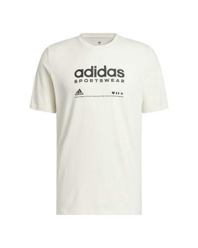 Adidas Lounge Camiseta Hombre Blanca Manga Corta - Comodidad & Estilo
