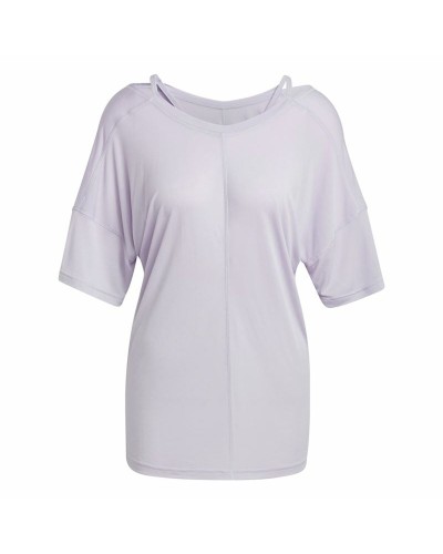 Naisten T-paita Adidas Studio Oversized Liila