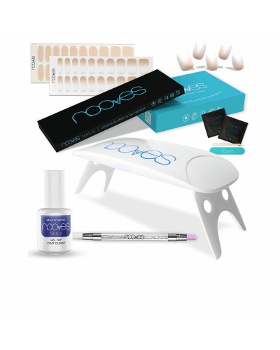 Nooves Set Manucure Premium Beige Gel Foil 8 pièces - Ongles Parfaits
