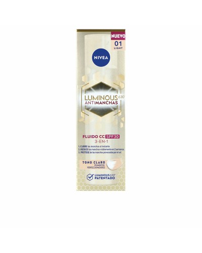CC Cream Nivea LUMINOUS 630º Kirkas Spf 30 40 ml