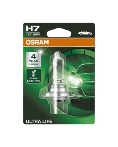 Osram Lampadina Auto H7 12V 55W Ultra Life - Lunga Durata
