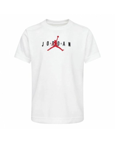 Jordan Jumpman Graphic : T-shirt Enfant Manches Courtes Blanche
