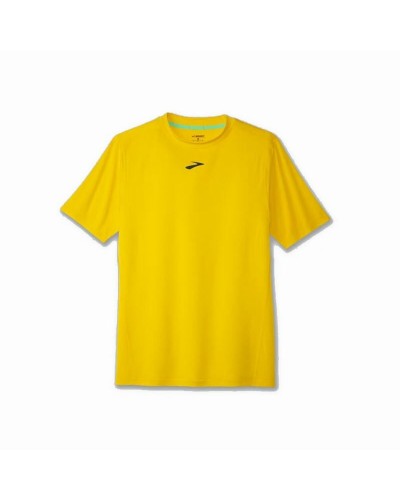 Brooks High Point: Men's Running T-Shirt Yellow - Breathable and Lightweight
