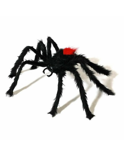 Black Spider Halloween Realistic Decoration - 75cm - Scary Decor
