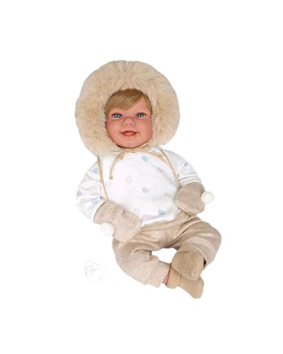 Arias Zoe: Muñeco Bebé Recién Nacido 45cm - Realista & Achuchable
