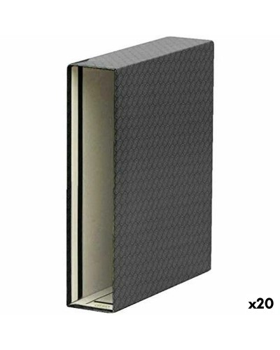 Elba Folders A4 Black - Set of 20 - Office Document Holders
