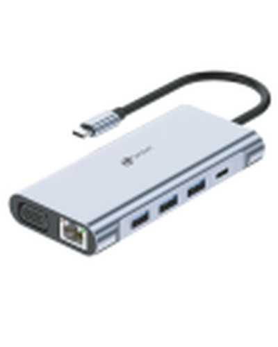 LEOTEC USB 3.0 Hub Grau - 4 Hochgeschwindigkeits-USB-Ports - Für PC und Laptop
