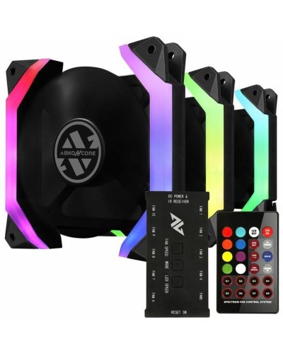 ABKONCORE Spider Spectrum: 120mm RGB CPU-Lüfter Leise für PC Gaming
