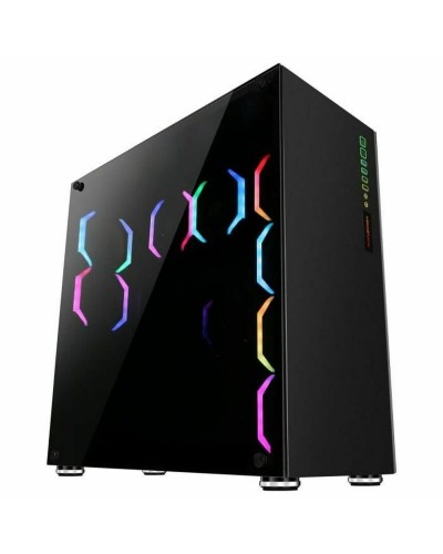 ABKONCORE R780 Negro: Caja PC Desktop ATX Gaming, Excelente Ventilación
