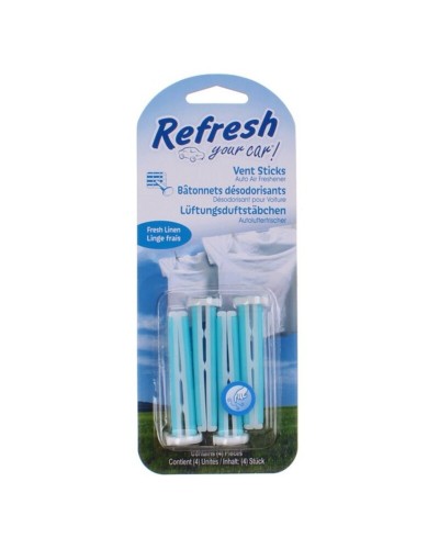 California Scents Vent Sticks Lino Fresco - Ambientador para Coche (2 Unidades)

