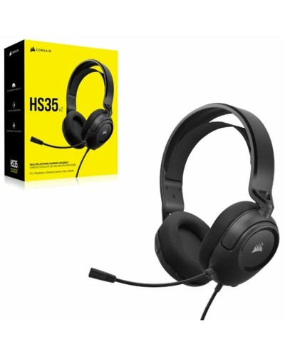 Corsair HS35 v2 NEGRO - Auriculares Gaming con Micrófono - Audio Inmersivo
