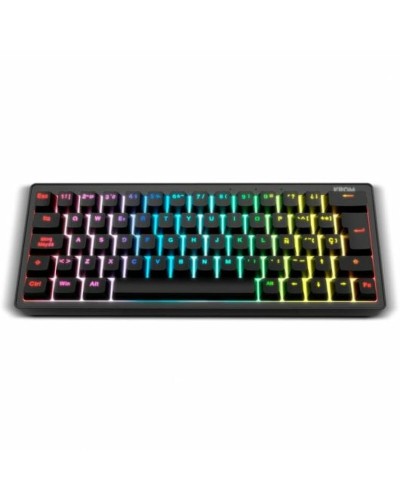 Tastatur Krom NXKROMKREATORSP Schwarz Qwerty Spanisch