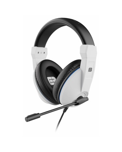 Hoofdtelefoon met microfoon Esprinet 5033110 Wit