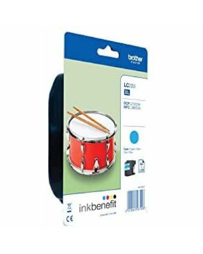 Originele inkt cartridge Brother LC22UCBP Cyaan