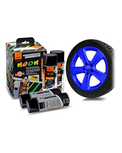 Foliatec Goma Líquida Azul 400ml - Kit 4 Unidades - Protección para Coche
