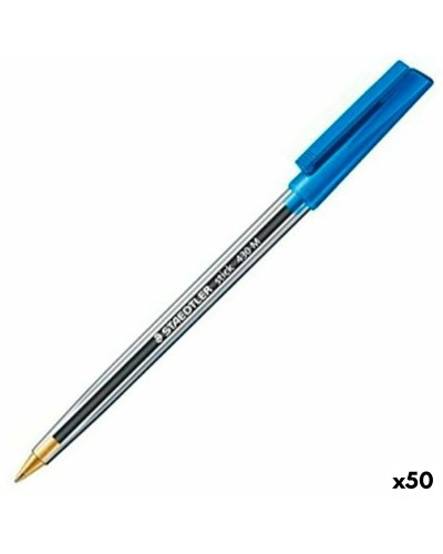 Pen Staedtler Stick 430 Blue (50 Units)